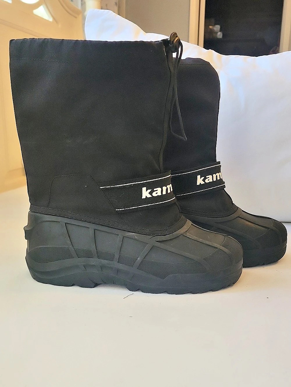 Kamik Black Winter Boots Sz 6